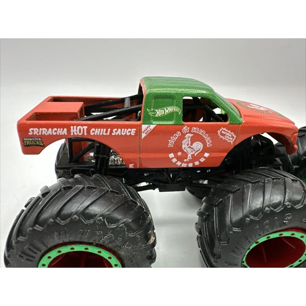 Lot of 2 Mattel Hot Wheels Monster Jam HUY FONG FOODS INC & Piran-Ahhhh Truck